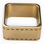 Hermès Bolduc Horse & Carriage Scarf Ring – Gold-Tone