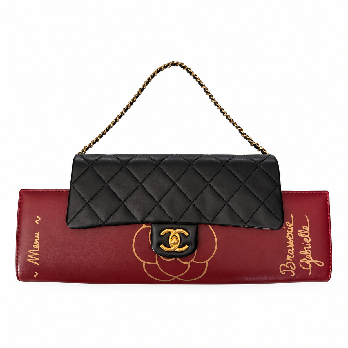 Chanel Vintage Brasserie Gabrielle Menu Bag