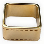 Hermès Bolduc Horse & Carriage Scarf Ring – Gold-Tone