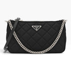 Prada Tessuto Impuntu Quilted Nylon Chain Bag
