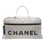 Vintage Chanel Matelassé Bowler Bag