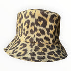 Christian Dior Leopard Reversible Pizza Bucket Hat