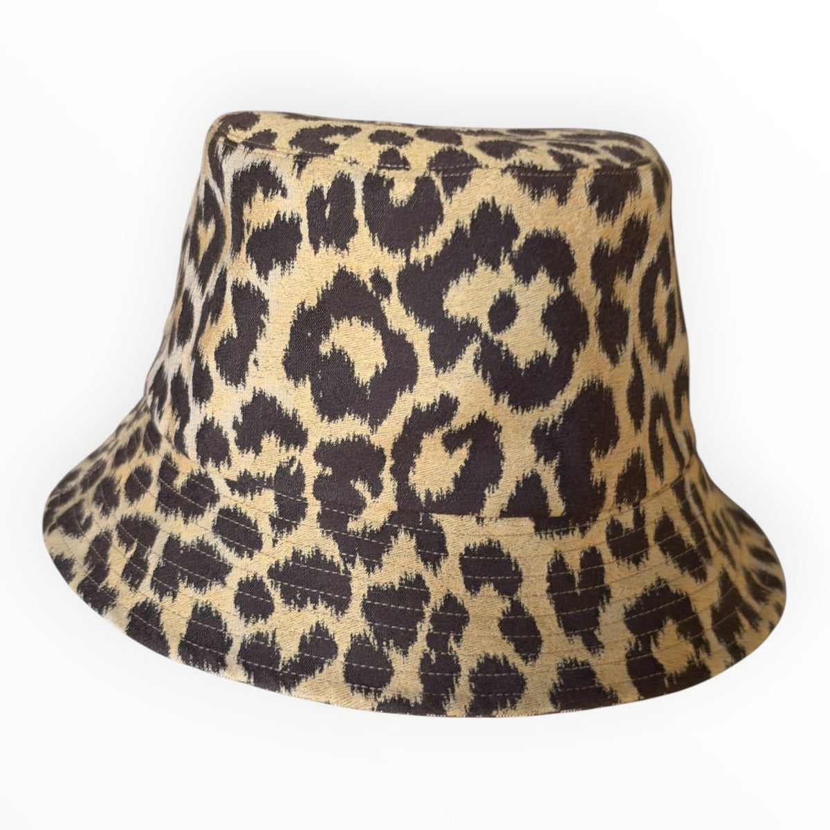 Christian Dior Leopard Reversible Pizza Bucket Hat