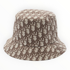 Christian Dior Leopard Reversible Pizza Bucket Hat