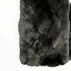 Chanel Black Genuine Fur Patchwork Stole with Silk Lining