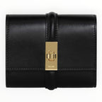 Celine Small Trifold Wallet 16 Black Satinated Calfskin