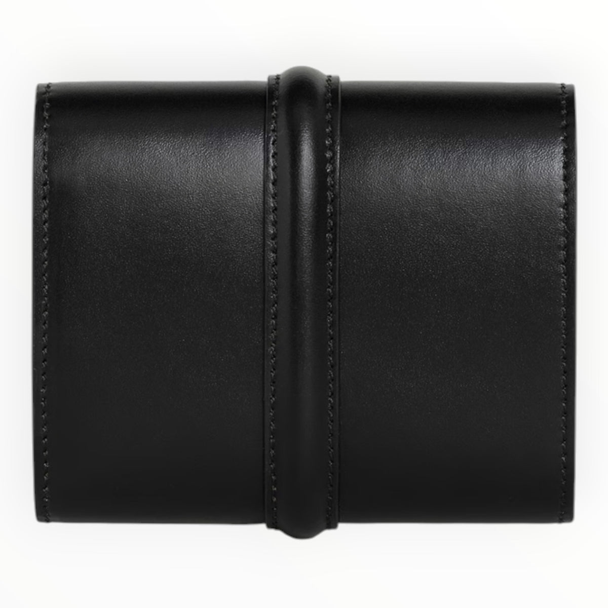 Celine Small Trifold Wallet 16 Black Satinated Calfskin