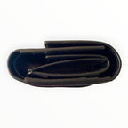 Celine Small Trifold Wallet 16 Black Satinated Calfskin