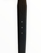Hermès Reversible H Belt in Black Togo Leather with Matte Black Hardware – 90cm