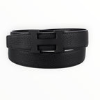 Hermès Reversible H Belt in Black Togo Leather with Matte Black Hardware – 90cm