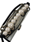 Chanel 2019 Karl Lagerfeld “Sand By The Sea” Pearl PVC Flap Bag