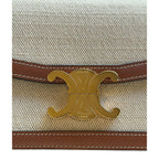 Teen Triomphe Bag - Textile and Calfskin