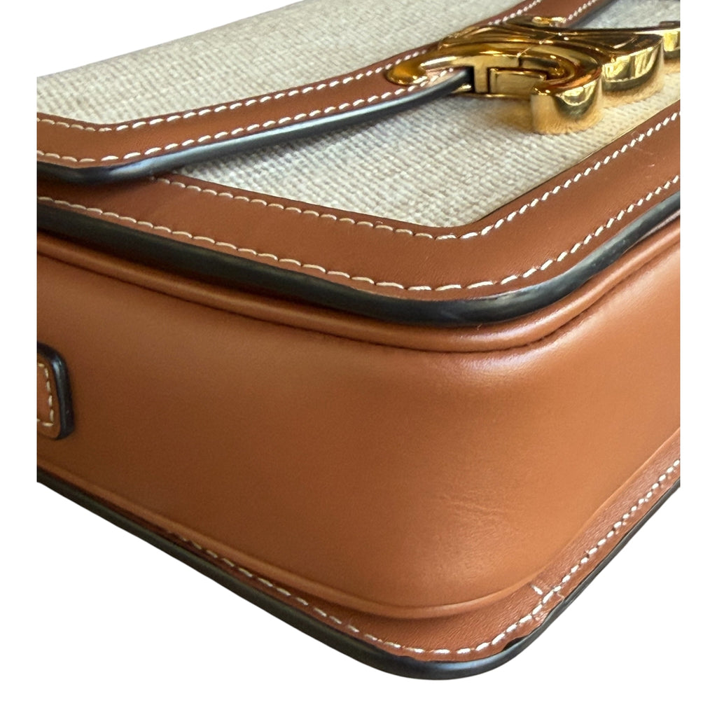 Teen Triomphe Bag - Textile and Calfskin