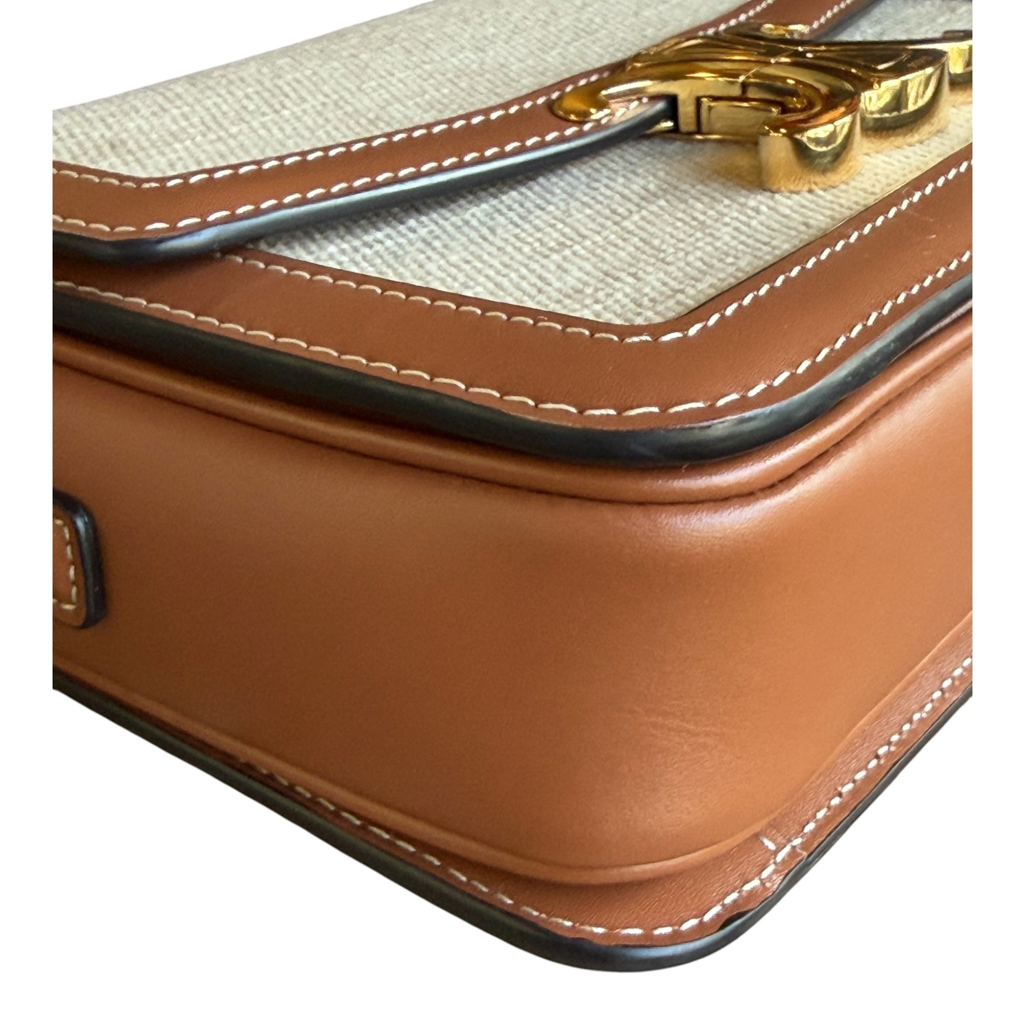 Teen Triomphe Bag - Textile and Calfskin