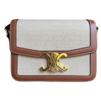 Teen Triomphe Bag - Textile and Calfskin