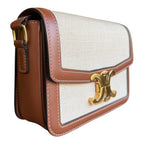 Teen Triomphe Bag - Textile and Calfskin