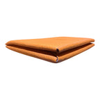 Hermès Calvi Card Holder in Orange Chèvre Mysore