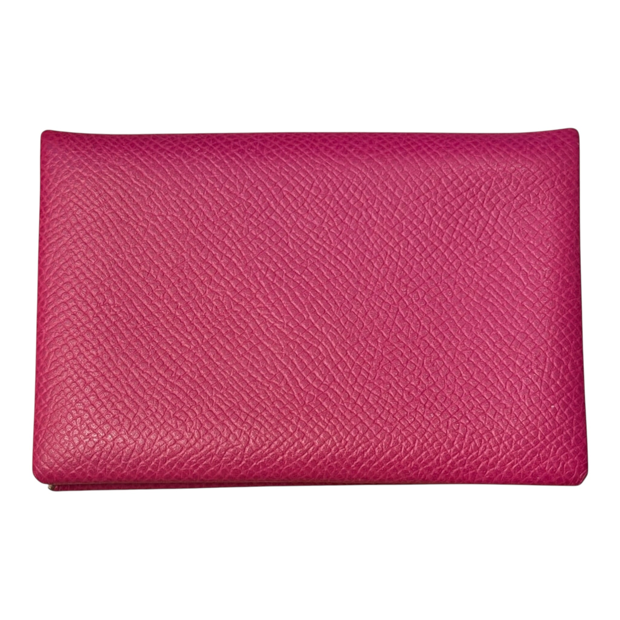 Hermès Special Order Calvi Card Holder – Rose Pourpre & Craie Epsom Leather