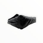 Quilted Black Leather Clutch