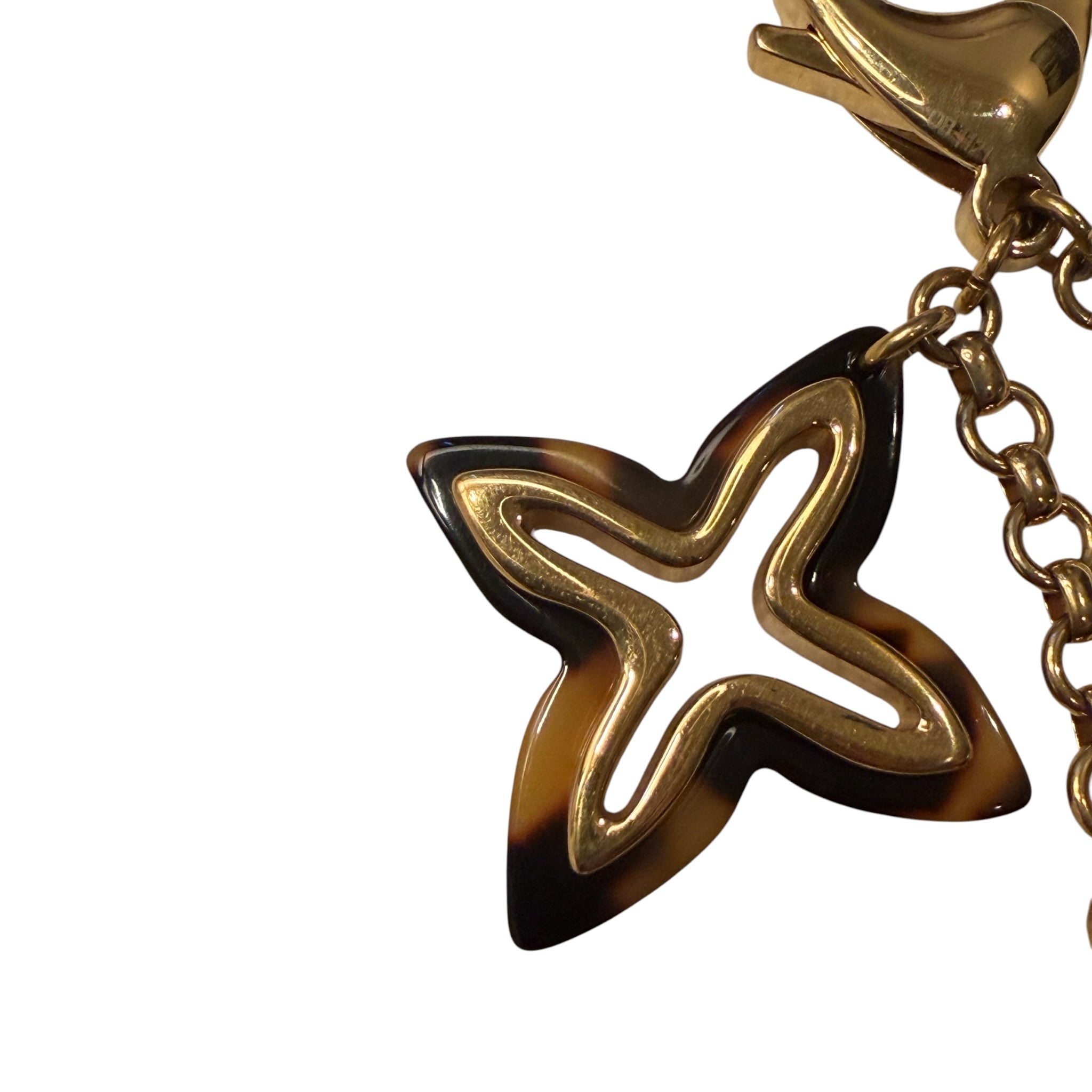 Tortoiseshell Charm Key Holder / Bag Charm