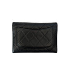 Vintage Classic Quilted Lambskin Compact Wallet