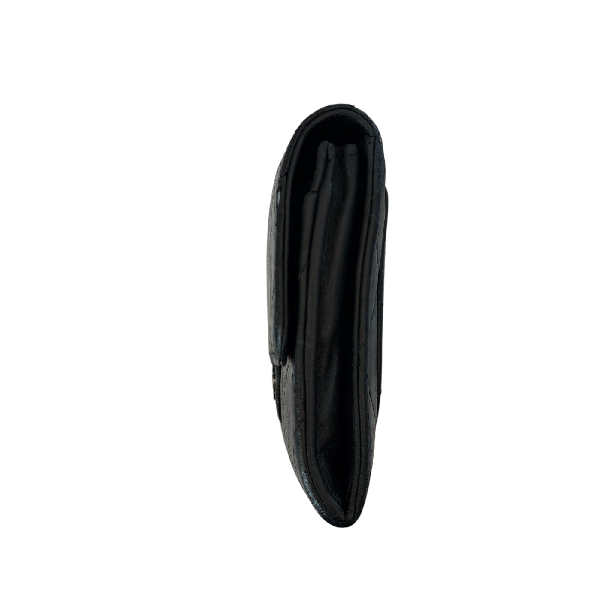 Vintage Classic Quilted Lambskin Compact Wallet
