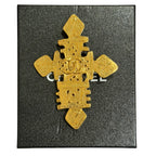 Chanel Vintage Oversized Abstract Cross Totem Brooch