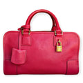 Vintage Loewe Amazona 28 Red Leather Top Handle Bag