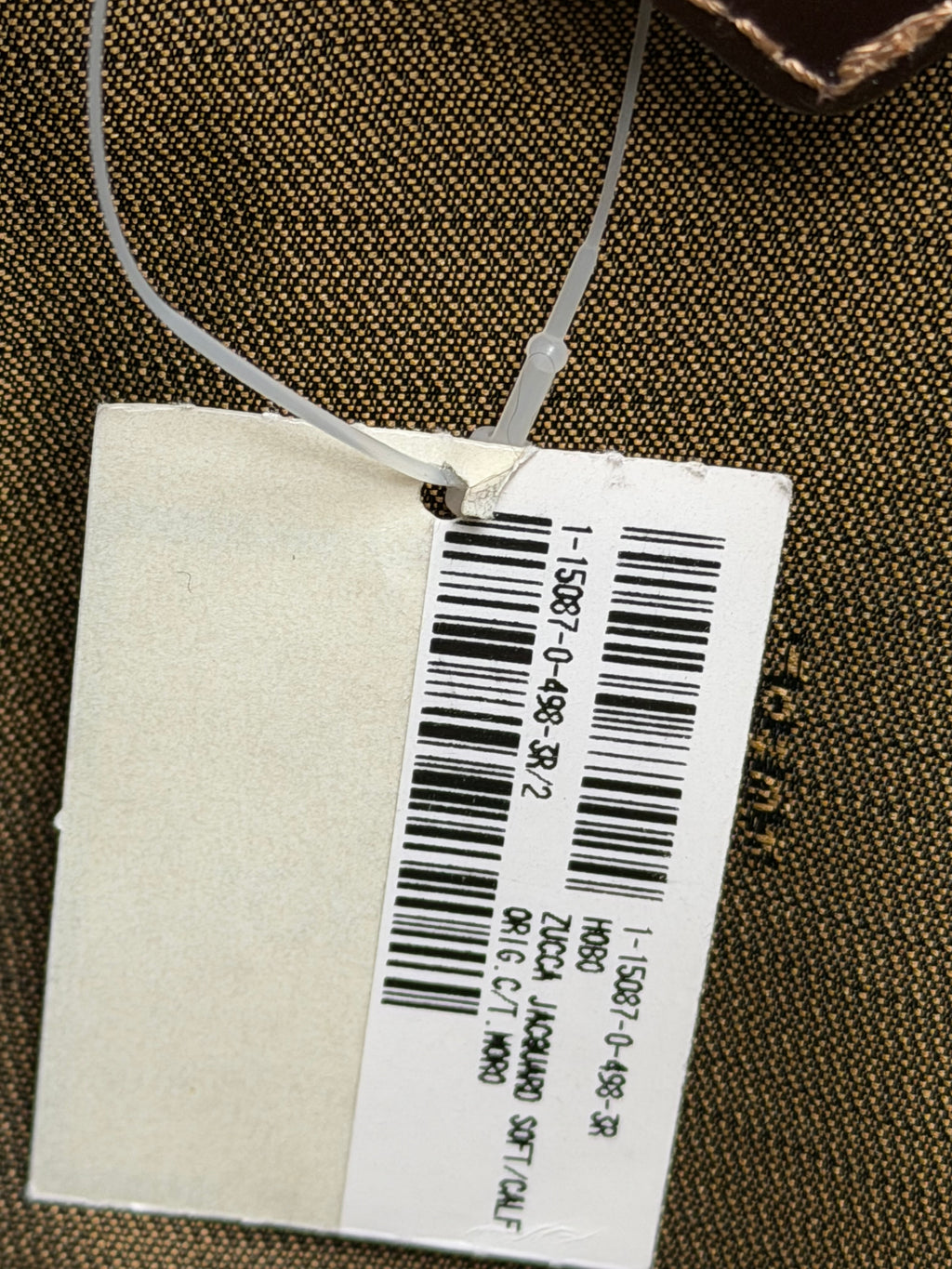 Fendi Vintage Zucca Jacquard Double-Zip Hobo Bag