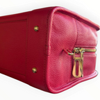 Vintage Loewe Amazona 28 Red Leather Top Handle Bag