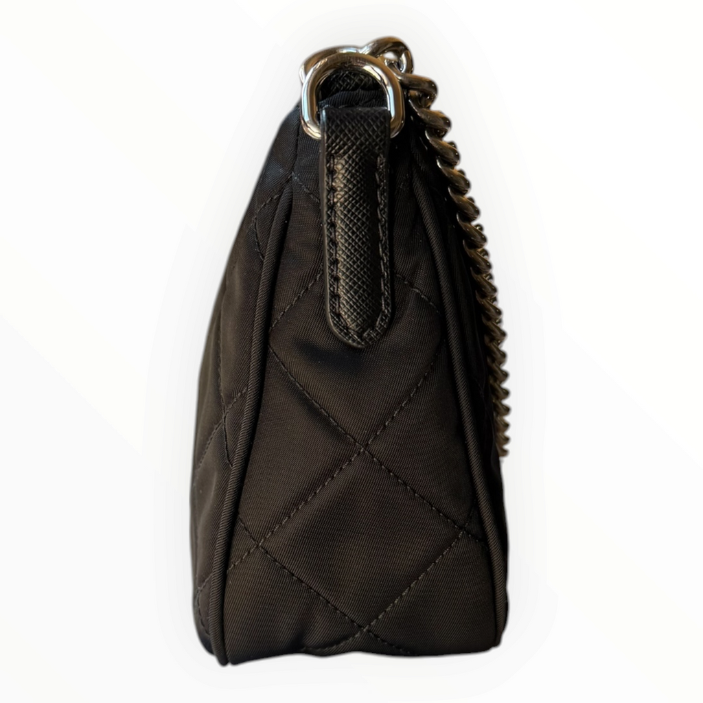 Prada Tessuto Impuntu Quilted Nylon Chain Bag