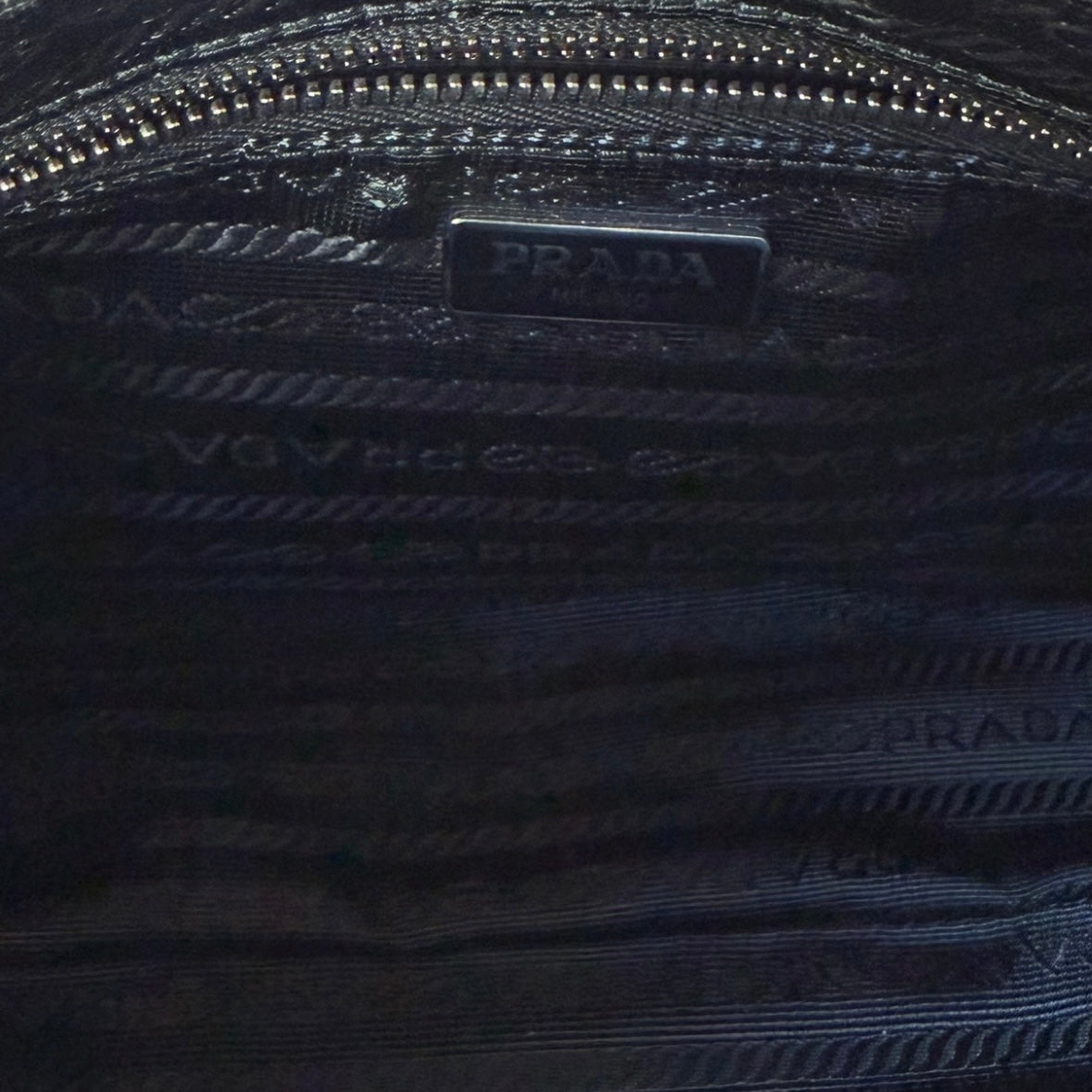 Prada Tessuto Impuntu Quilted Nylon Chain Bag