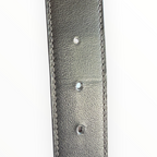 Hermès Panache Belt with Brushed Palladium Buckle and Reversible Strap