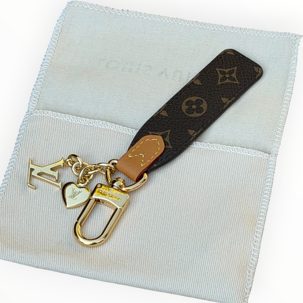 Louis Vuitton Monogram Love Lock Bag Charm & Key Holder