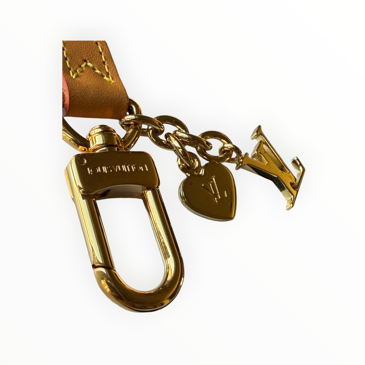 Louis Vuitton Monogram Love Lock Bag Charm & Key Holder