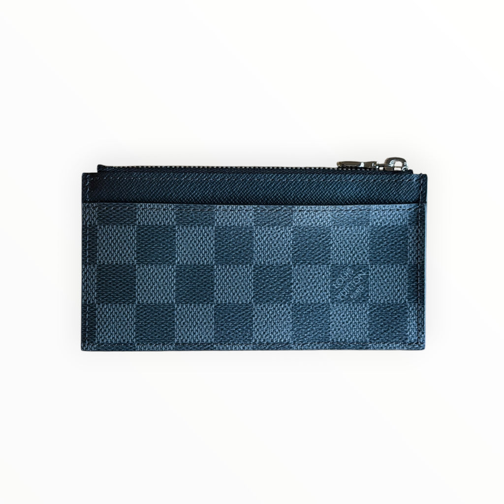 Louis Vuitton Damier Graphite Coin Card Holder – Black