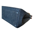 Chanel Vintage Denim & Tortoise Top Handle