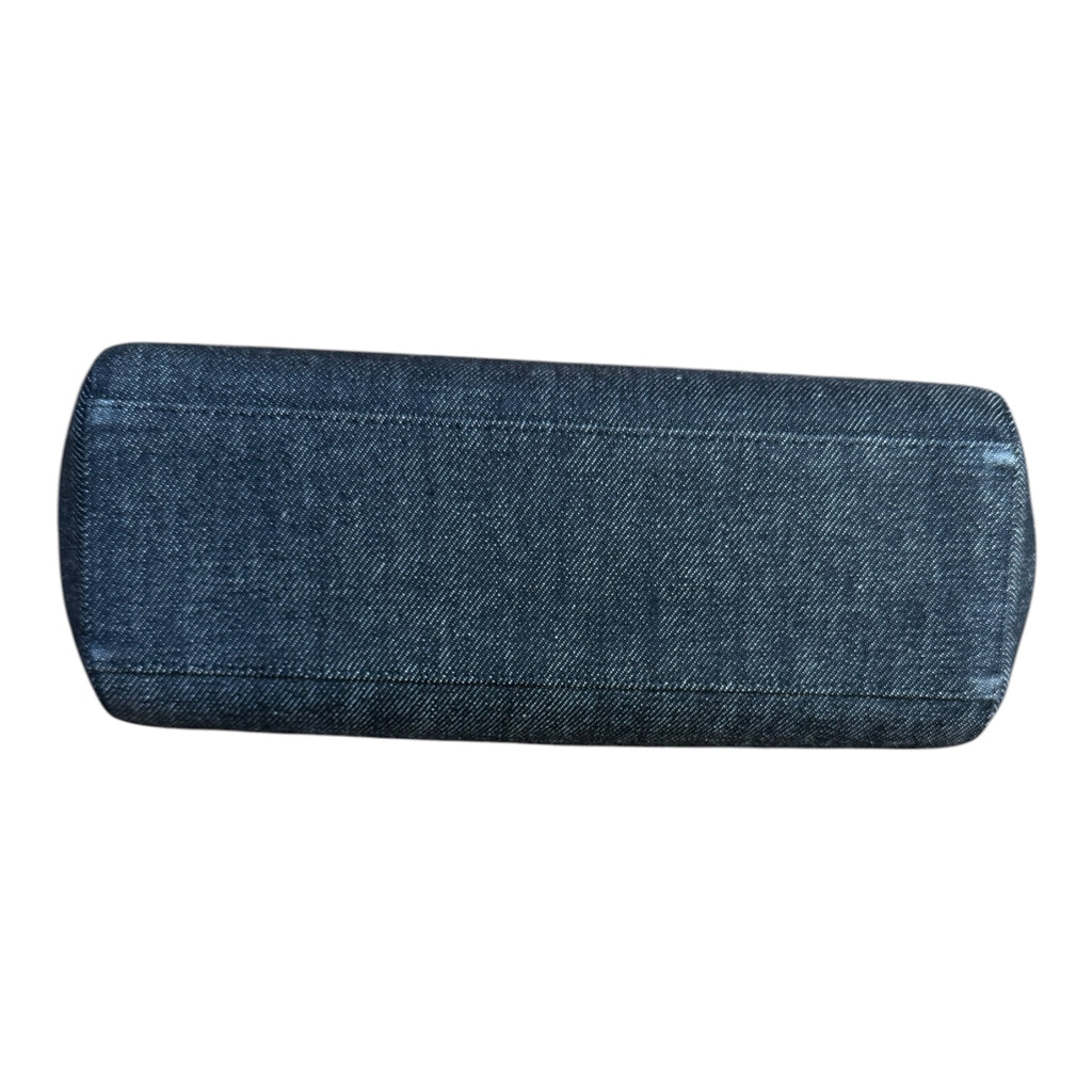 Chanel Vintage Denim & Tortoise Top Handle