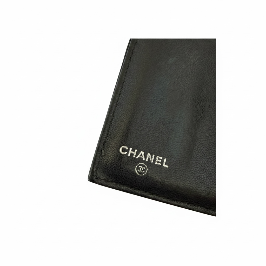 Chanel Chevron Quilted Lambskin Compact Wallet