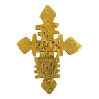 Chanel Vintage Oversized Abstract Cross Totem Brooch