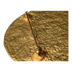Chanel Vintage Hammered CC Coin Medallion Brooch – 95A