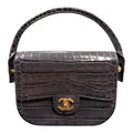 Chanel 2026 Metiers d'Art Croc Embossed Turn Around Mini Flap NIB