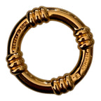 Hermès Vintage Bouée Gold-Tone Scarf Ring