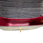Chanel 2026 Metiers d'Art Croc Embossed Turn Around Mini Flap NIB