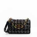 Medium Dior Caro Tweed Shoulder Bag