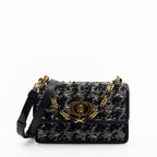 Medium Dior Caro Tweed Shoulder Bag