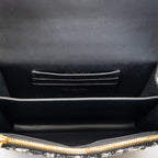 Medium Dior Caro Tweed Shoulder Bag
