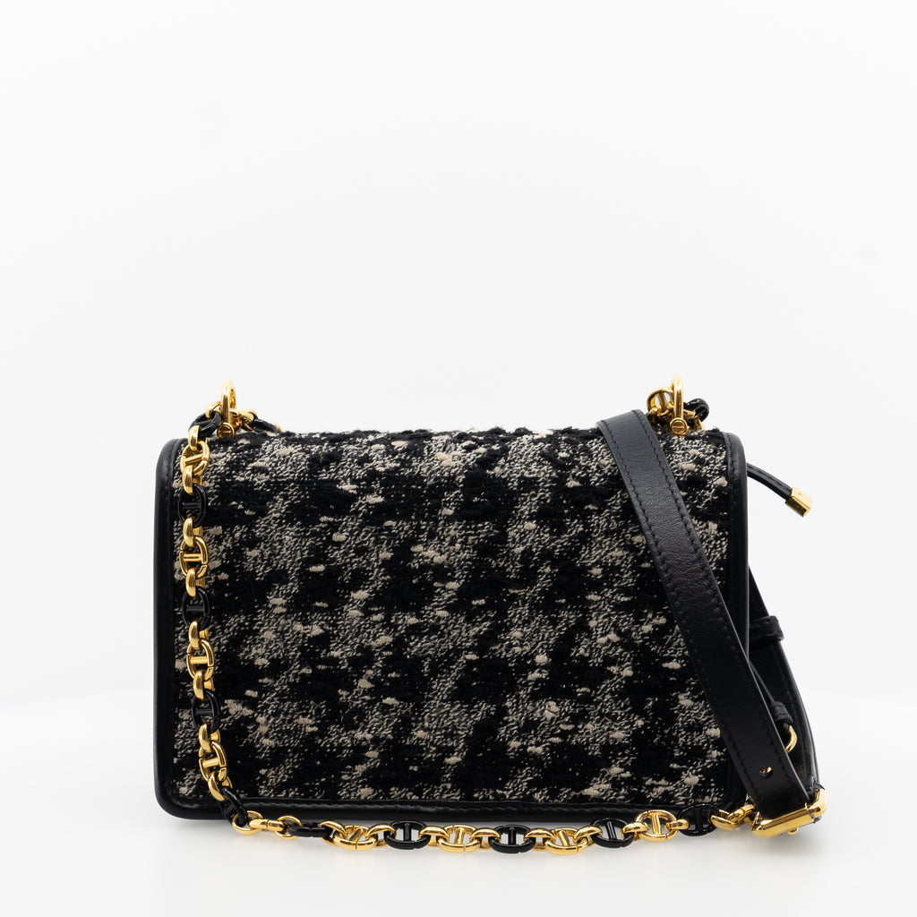Medium Dior Caro Tweed Shoulder Bag