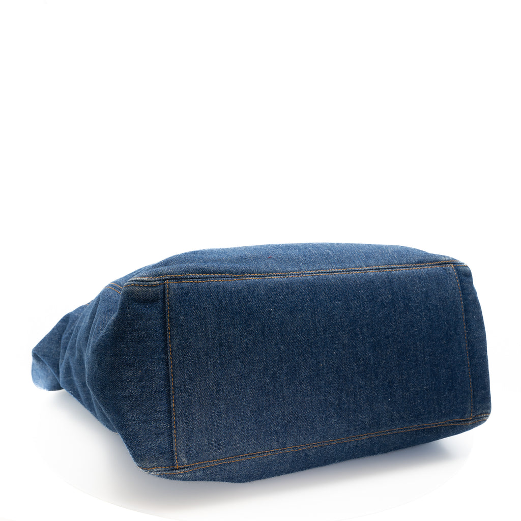 Vintage Denim Tortoise Timeless CC Tote