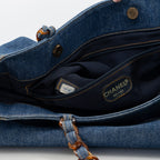 Vintage Denim Tortoise Timeless CC Tote